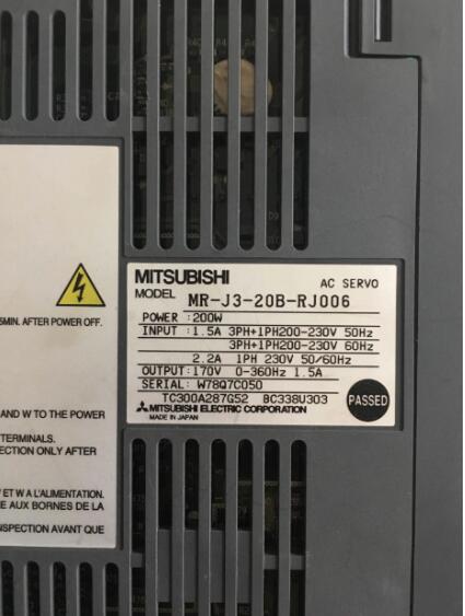ʡȯŬǹMITSUBISHI ɩŵ MR-J3-20B-RJ006 ACܥ 6ݾ