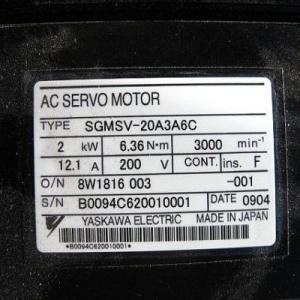 Rakuten - 新品★東京発★適格請求★税込★YASKAWA サーボモータ SGMSV-20A3A6C ★6ヶ月保証
