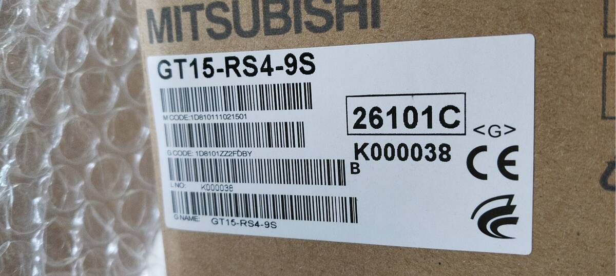 新品★東京発★適格請求★税込 MITSUBISHI 三菱電機 GOT1000 シリアル通信ユニット GT15-RS4-9S★6ヶ月保証