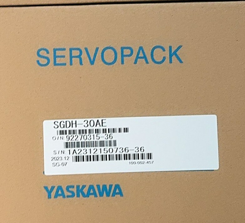Rakuten - 新品★東京発★適格請求★税込 YASKAWA / 安川電機 SGDH-30AE サーボドライブ★6ヶ月保証