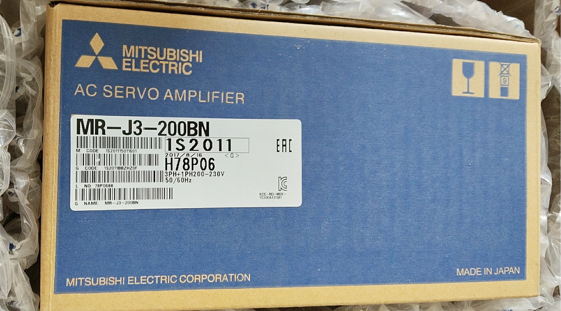 Rakuten - 新品★東京発★適格請求★税込★MITSUBISHI 三菱 MR-J3-200BN サーボアンプ ★6ヶ月保証