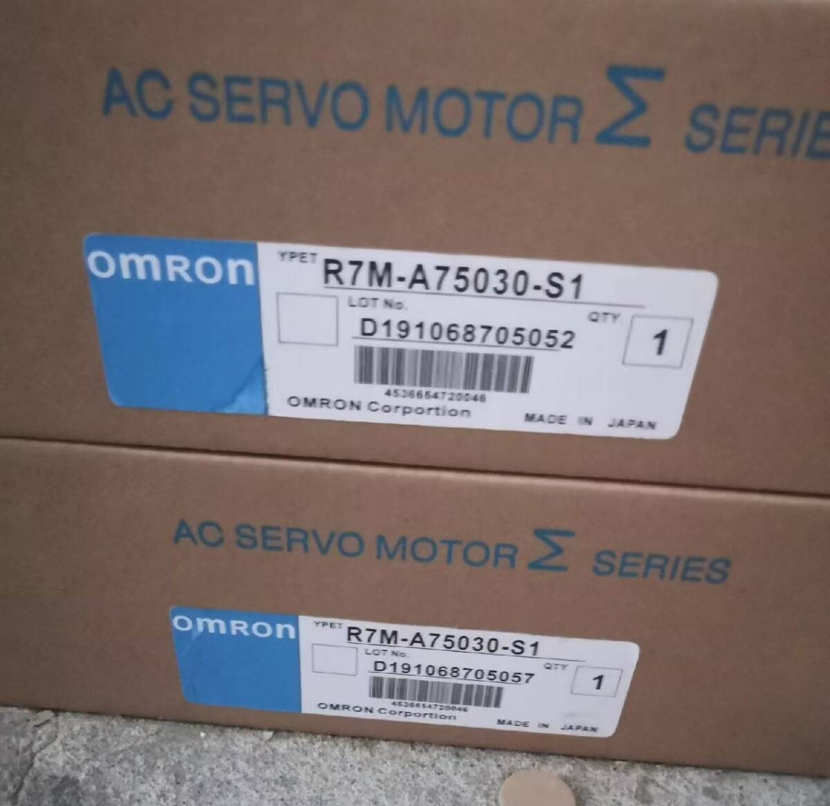 Rakuten - 新品★東京発★適格請求★税込 OMRON /オムロン サーボモータ R7M-A75030-S1★6ヶ月保証