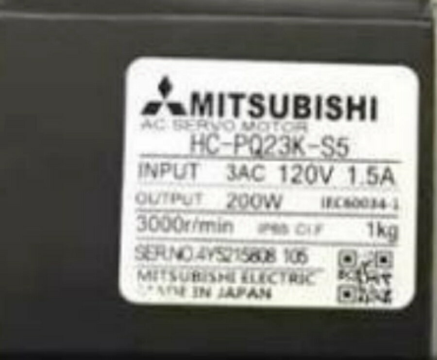 Rakuten - 新品★東京発★適格請求★税込 三菱 サーボモーター HC-PQ23K-S5 ★6ヶ月保証