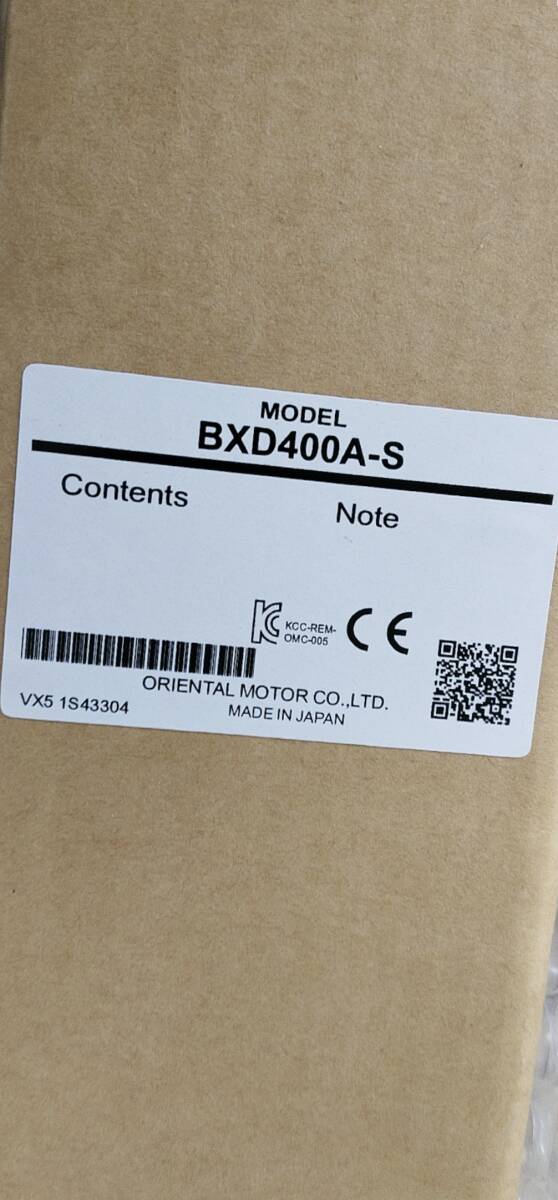 Rakuten - 新品★東京発★適格請求★税込 Orientalmotor　BXD400A-S★6ヶ月保証