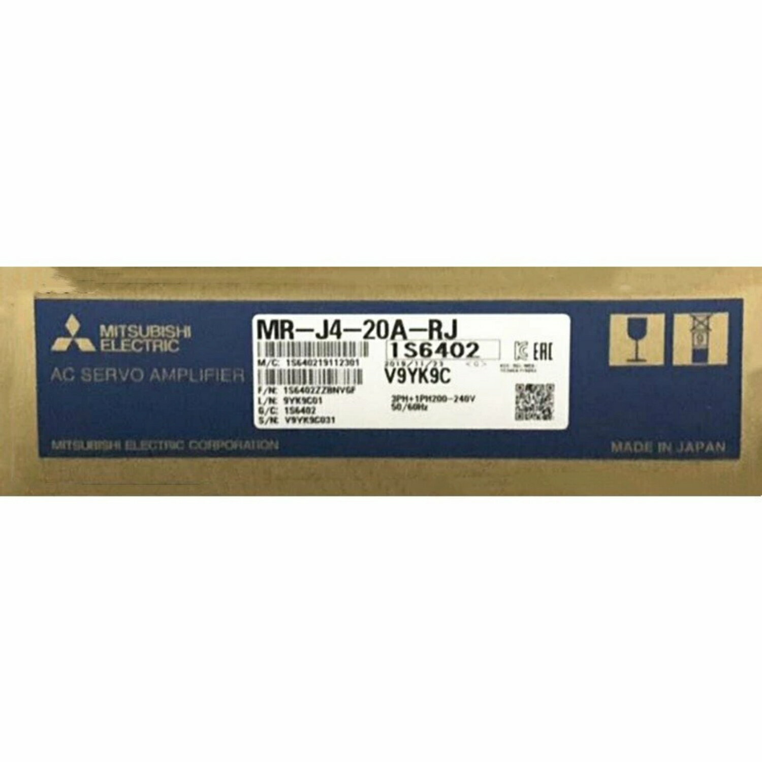 Rakuten - 新品★東京発★適格請求★税込MITSUBISHI三菱電機 MR-J4-20A-RJ★6ヶ月保証