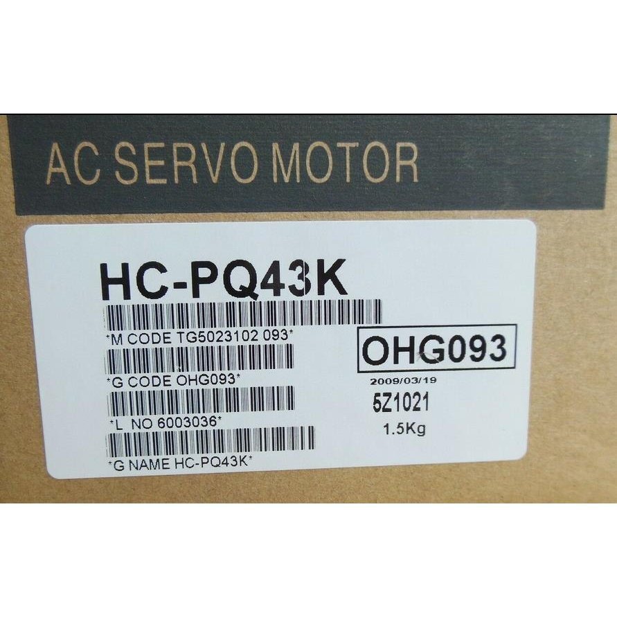 Rakuten - 新品★東京発★適格請求★税込 MITSUBISHI/三菱 HC-PQ43K サーボモーター ★6ヶ月保証