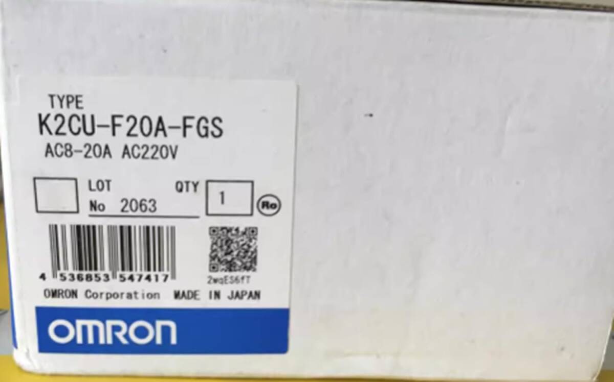 Rakuten - 新品★東京発★適格請求★税込 OMRON /オムロン K2CU-F20A-FGS 220VAC ★6ヶ月保証