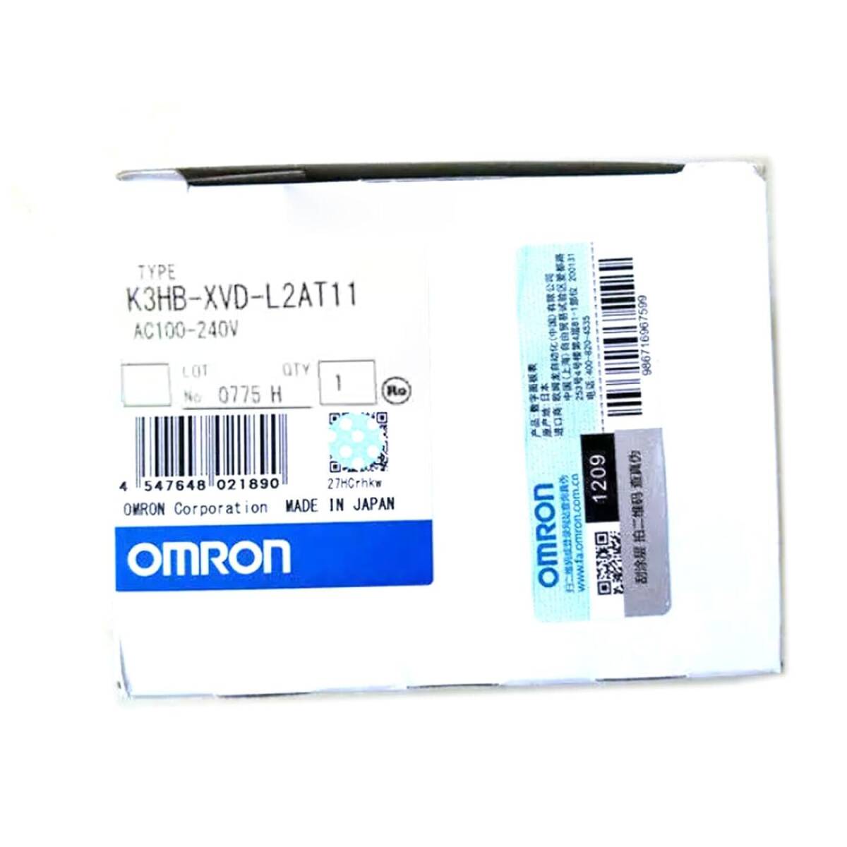 Rakuten - 新品★東京発★適格請求★税込 OMRON /オムロン K3HB-XVD-L2AT11 AC100-240 電圧・電流パネルメータ ★6ヶ月保証