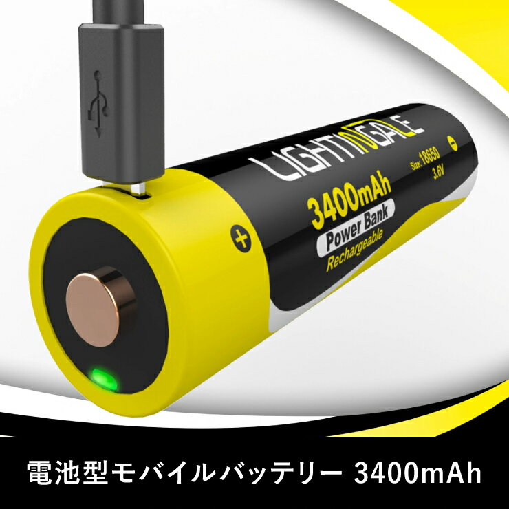 【送料無料】モバイルバッテリー リチウムイオン 電池 3400mAh USB Type-C 入出力対応 安全 iPhone android 対応 コンパクト 小型 充電池 充電器不要 PSEマーク 持ち運び 携帯 防災 おすすめ プレゼント 贈り物 贈答品 父の日 お中元 ココアルデ