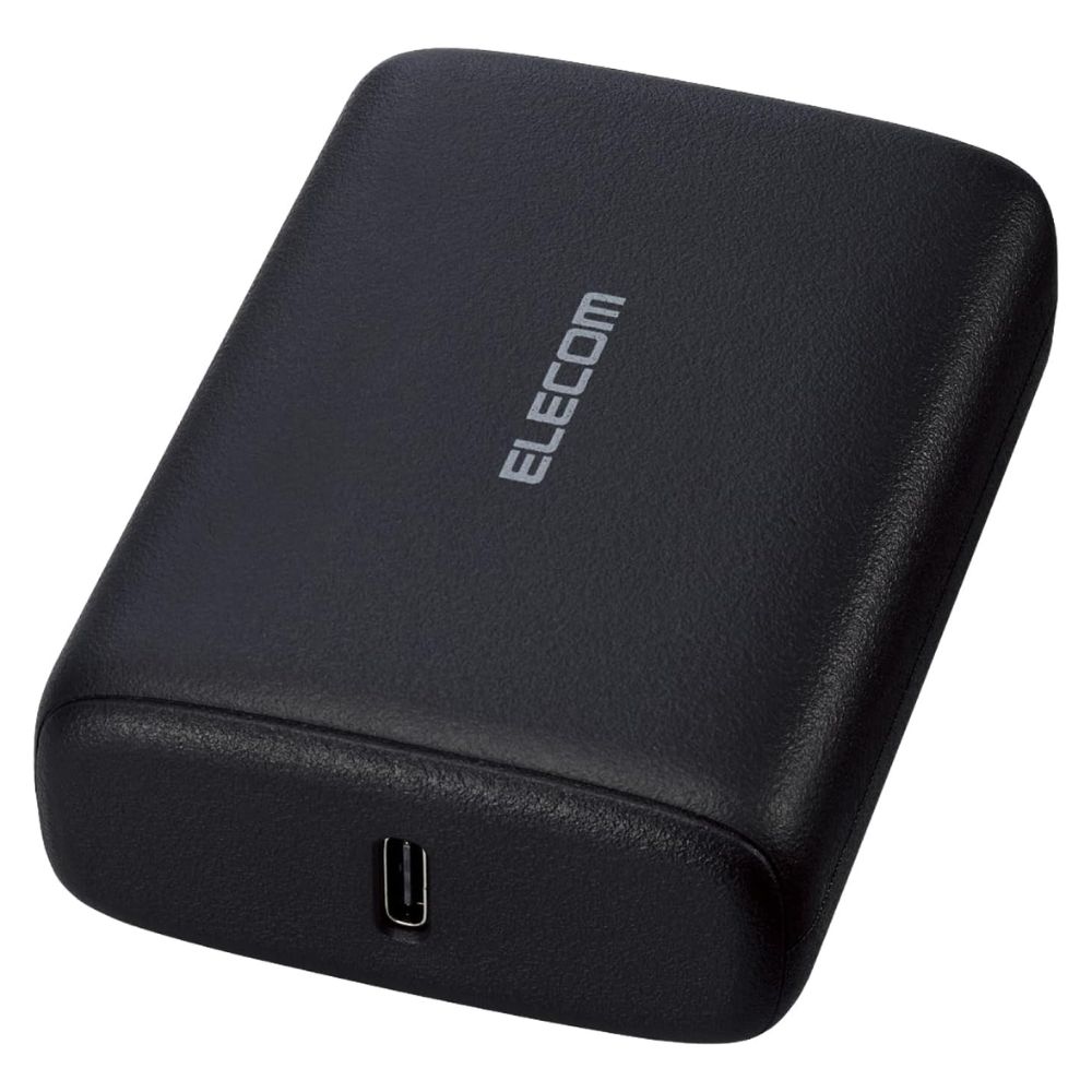ELECOM エレコム コンパクト モバイルバッテリー DE-C70L-10000BK ( 10000mAh 30W出力 3A Type-…