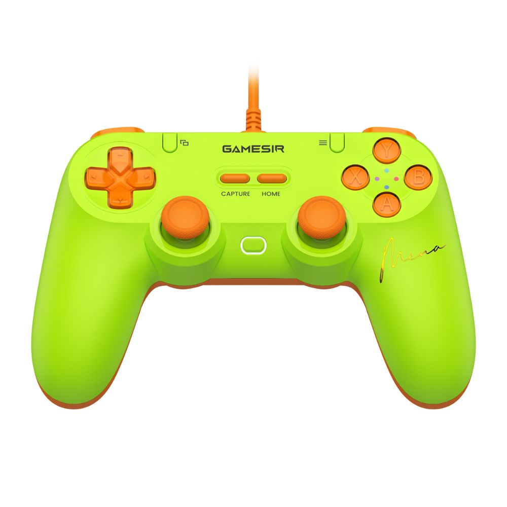 【保証】新品・メーカー保証：1年※初期不良も含めお困りの際はGameSirサポートまでご相談ください【商品説明】・レトロ風スティックストレートタイプ・ホール効果センサー仕様ジョイスティック・メンブレンアナログ仕様トリガー　スムーズな操作 耐久性・ポーリングレート1000Hz・各種設定が簡単に出来るMボタン搭載【商品詳細】接続方法：有線 USB Type-A対応デバイス：Switch、Switch2 (携帯/テーブルモード及びSwitch Liteには別途要USB Type C アダプター)、Windows10&11のパソコン、iOS/Android デバイス (別途要USBアダプター)※Switch2のCボタンは使用不可対応OS：Windows 10〜、Android 8〜、iOS 13〜アプリ：有ABXY/Dボタン：メンブレンモーター：2個 非対称ランブルモータージャイロ：無連射機能：有 A,B,X,Y,L1,R1,L2,R2ボタン対応背面ボタン：2個 (マッピング、マクロ対応)製品サイズ：163×99×60mm製品重量：230g詳細はメーカーサイトもご確認ください