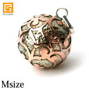 アラベスク(唐草模様)アンティークブラス Mサイズ(2.0cm) ※ガムランボール専門店の正規品《説明カード付き》。240種類以上の品揃え。有名雑誌にも掲載!《音色試聴OK》 ★