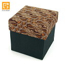 BOX SET アタ8cm用(Batik brown)※オーガンジー付き(単品での購入不可・ガムランボールと一緒に必要数のみでご購入下さい) 【バリ雑貨 バリ島...