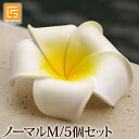 プルメリアの造花M(5個セット) 【 インテリア フェイク おしゃれ 南国 トロピカル リアル 本物 そっくり バリ ハワイ バリ雑貨 ハワイアン雑貨 海 マリン インテリア インテリア雑貨 】《メール便対応可》