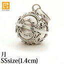 ガムランボール JAWAN(SS) MOON(月)※シルバークロス付き　 【 ストラップ ネックレス キーホルダーシルバー アクセサリー ペンダントト..