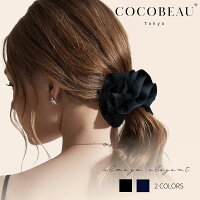 COCOBEAU シルク シュシュ フリル シュシュ シルク 大人レディース 大人っぽい おしゃれ シルク100%しゅしゅ ヘアゴム 高級 ブランド 髪に優しい ボリューム 大人 かわいい 母の日 クリスマス プレセント