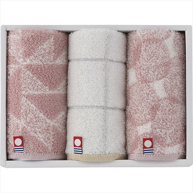 今治タオル Pucci タオルハンカチ3P ピンク 22709-48015-109 内祝 内祝い お祝 御祝 記念品 出産内祝い プレゼント 快気祝い 粗供養 引出物