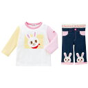 ミキハウス Tシャツ&スパッツセット ピンク 内祝 内祝い お祝 御祝 記念品 出産内祝い プレゼント 快気祝い 粗供養 引出物