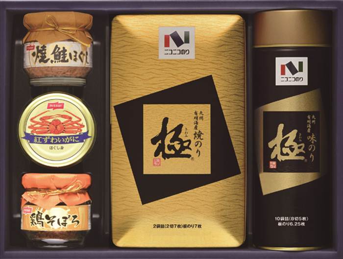 極海苔・缶詰・瓶詰合わせ MB-40R 内祝 内祝い お祝 御祝 記念品 出産内祝い プレゼント 快気祝い 粗供養 引出物