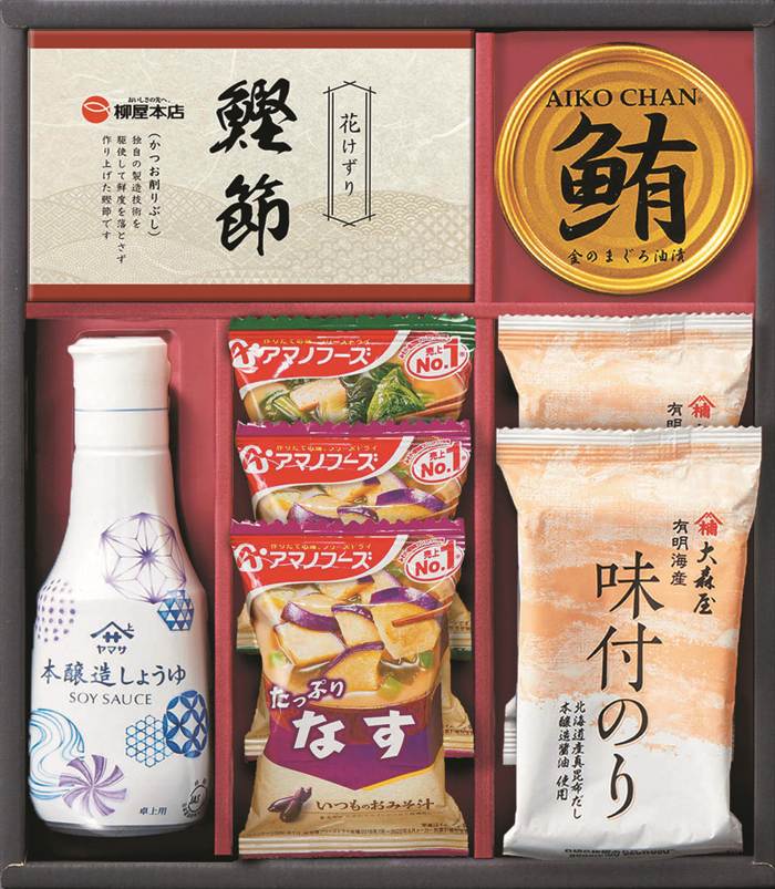 ヤマサ本醸造しょうゆ＆大森屋味付のりギフト NYO-CO 内祝 内祝い お祝 御祝 記念品 出産内祝い プレゼント 快気祝い 粗供養 引出物
