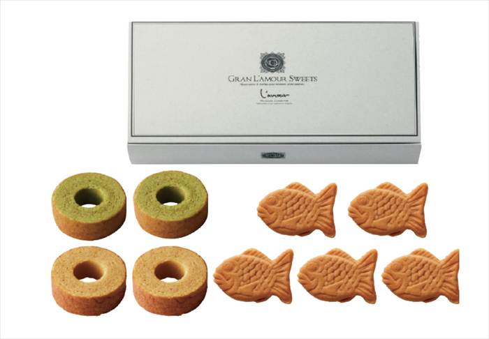 GRAN L'A MOUR SWEETS 和バウム&鯛饅頭 FKIB07 内祝 内祝い お祝 御祝 記念品 出産内祝い プレゼント 快気祝い 粗供養 引出物