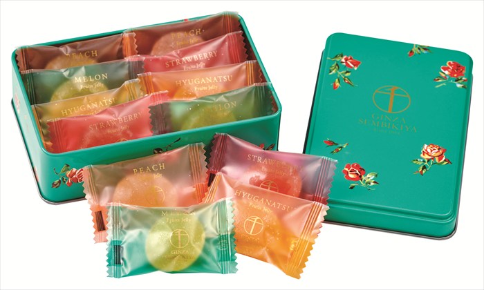 銀座千疋屋 缶入り銀座ひとくちフルーツゼリー PGS-315 ギフト 早割 お中元 お歳暮 御見舞 お見舞い お取り寄せ グルメスイーツ