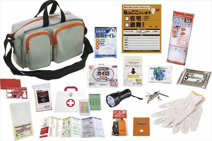 エマージェンシーショルダーバッグ17点セット YS-50 内祝 内祝い お祝 御祝 記念品 出産内祝い プレゼント 快気祝い 粗供養 引出物