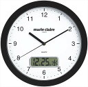 マリ・クレール 壁掛け時計 カレンダー機能付 MC-503 内祝 内祝い お祝 御祝 記念品 出産内祝い プレゼント 快気祝い 粗供養 引出物