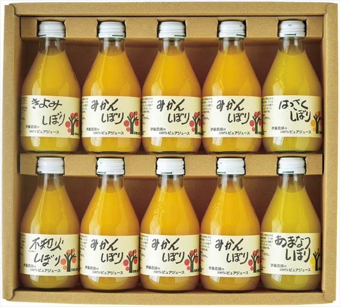 伊藤農園 100%ピュアジュース10本ギフトセット 50710G 内祝 内祝い お祝 御祝 記念品 出産内祝い プレゼント 快気祝い 粗供養 引出物
