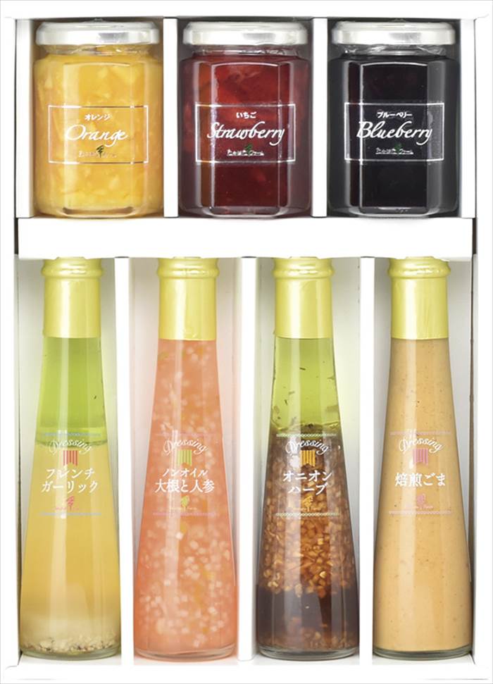 たかはたファーム ジャム・ドレッシング詰合せ JD-05 内祝 内祝い お祝 御祝 記念品 出産内祝い プレゼント 快気祝い 粗供養 引出物