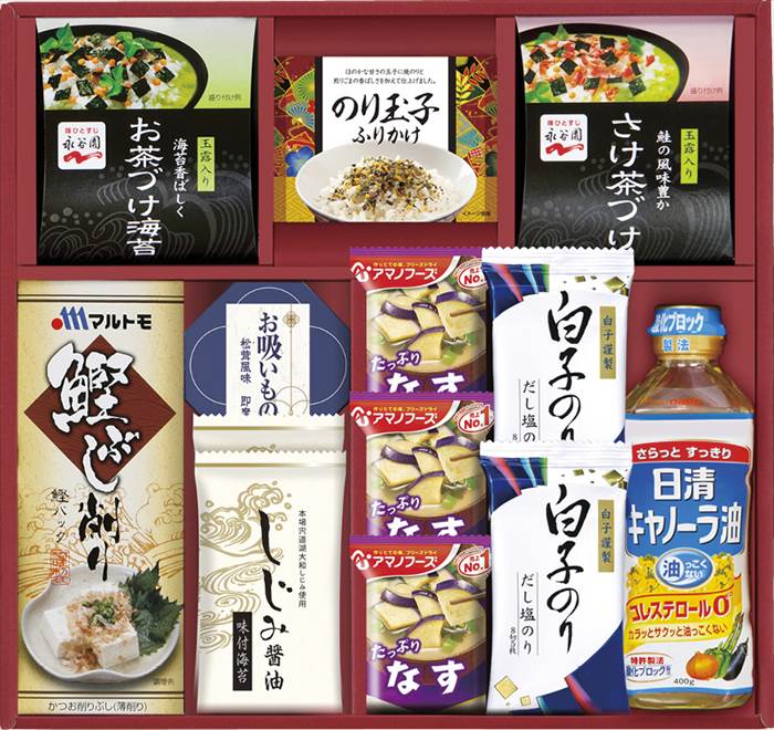 アマノフーズ&永谷園 食卓セット BS-50H 内祝 内祝い お祝 御祝 記念品 出産内祝い プレゼント 快気祝い 粗供養 引出物