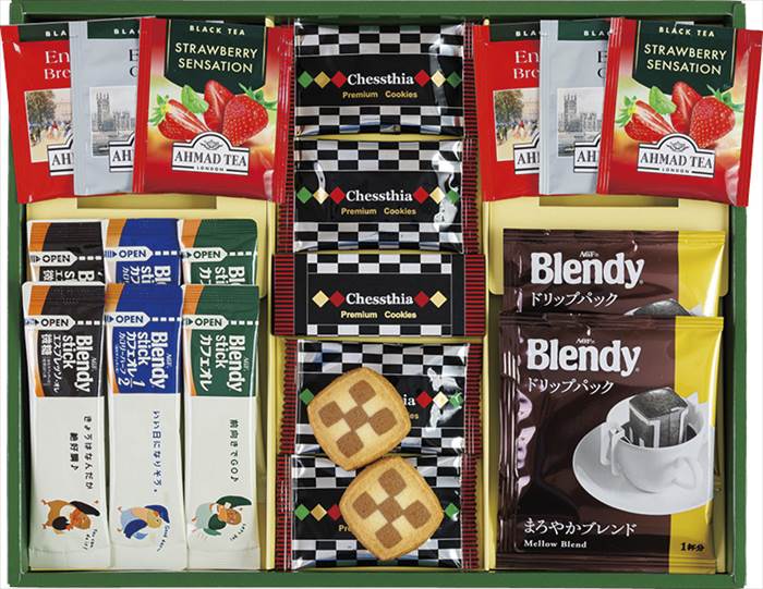 ブレイクタイム プレミアムギフト クッキー&コーヒー&紅茶 CC-20 内祝 内祝い お祝 御祝 記念品 出産内祝い プレゼント 快気祝い 粗供養 引出物