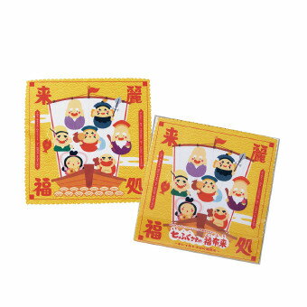 七ふくさまの福布来 6M01 クリスマス 干支 正月 年末年始 販促品 粗品 迎春