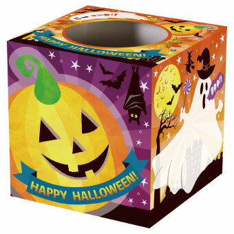 ハロウィン抽選箱(小) 7291 クリスマス 干支 正月 年末年始 販促品 粗品 迎春