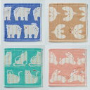 Enrich Life ミミタオルハンカチ C/グリーン 6804V261 景品 記念品 粗品 ノベルティ 名入れ 御挨拶 ご挨拶