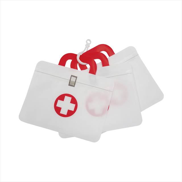 救急ジッパーポーチ3P 7337 景品 記念品 粗品 ノベルティ 名入れ 御挨拶 ご挨拶