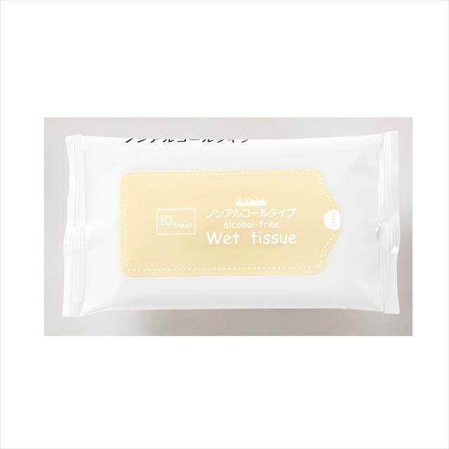 kireiウエットティシュ10枚入り (ノンアルコールタイプ) WT-0310 景品 記念品 粗品 ノベルティ 名入れ 御挨拶 ご挨拶