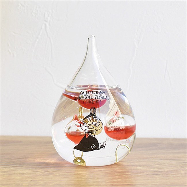 ムーミン リトルミイ ガラスフロート温度計 しずく 152-333252 内祝 内祝い お祝 御祝 記念品 出産内祝い プレゼント 快気祝い 粗供養 引出物