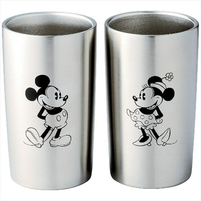 ディズニー ステンレス真空タンブラーセット300ml(ミッキー＆ミニー) 82671 内祝 内祝い お祝 御祝 記念品 出産内祝い プレゼント 快気祝い 粗供養 引出物