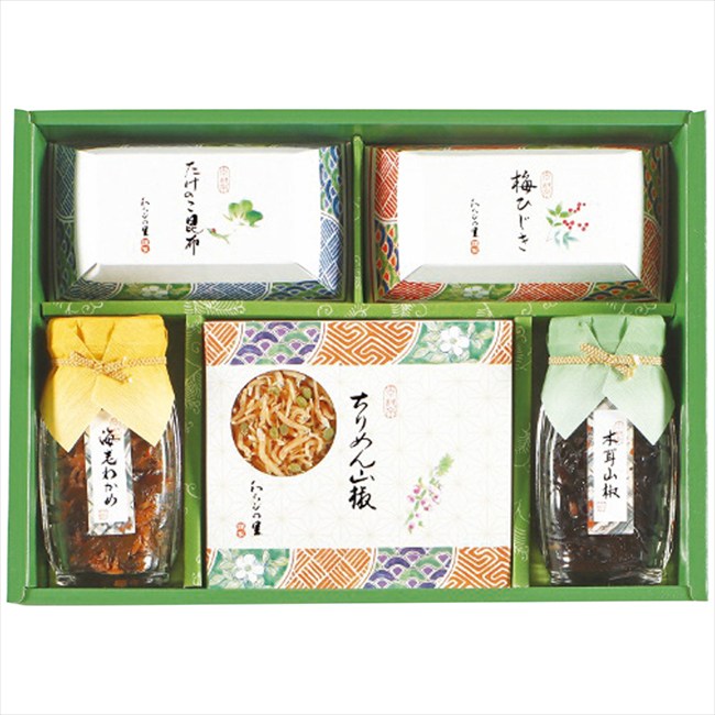 京・料亭 わらびの里 京楽味 佃煮詰合せ わS-30D わS-30D 内祝 内祝い お祝 御祝 記念品 出産内祝い プ..