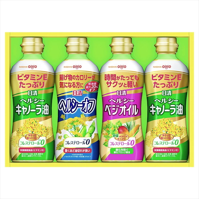 Rakuten - 日清オイリオ ヘルシーオイルギフトセット OP-20N ギフト 早割 お中元 お歳暮 御見舞 お見舞い お取り寄せ グルメスイーツ