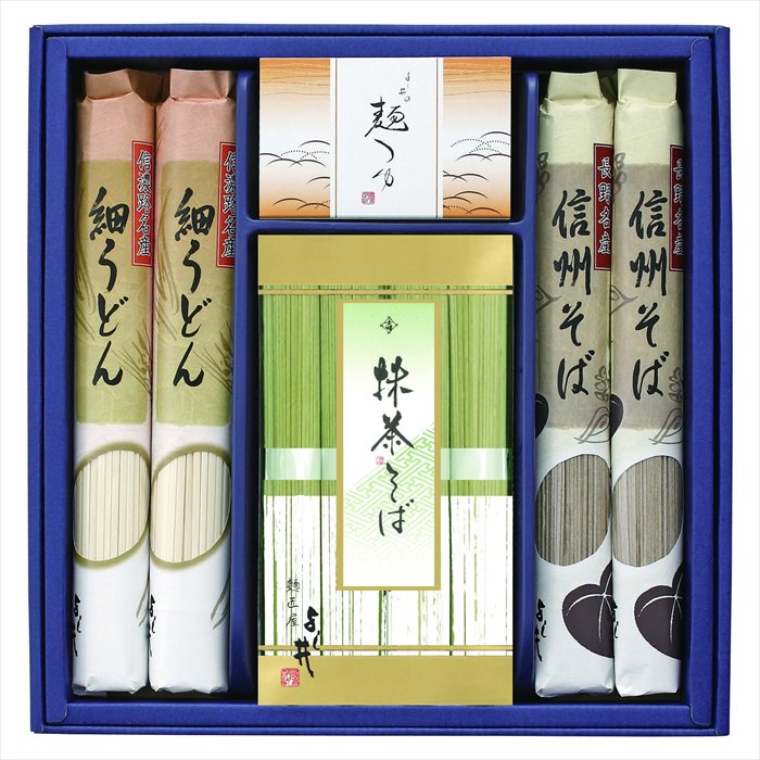 ■商品内容：抹茶そば80g×4、信州そば120g×2、細うどん120g×2、めんつゆ30ml×2 ■パッケージサイズ：箱サイズ:290×292×42（80サイズ） ■賞味期限：製造後360日 ■アレルギー：小麦・そば・大豆 メーカー希望小売価格はメーカーカタログに基づいて掲載しています ■さまざまなギフトアイテムをご用意しております。 内祝　内祝い　お祝い返し　ウェディングギフト　ブライダルギフト　引き出物　引出物　結婚引き出物　結婚引出物　結婚内祝い　出産内祝い 命名内祝い　入園内祝い　入学内祝い　卒園内祝い　卒業内祝い　就職内祝い　新築内祝い　引越し内祝い　快気内祝い　開店内祝い　二次会 披露宴　お祝い　御祝　結婚式　結婚祝い　出産祝い　初節句　七五三　入園祝い　入学祝い　卒園祝い　卒業祝い　成人式　就職祝い　昇進祝い 新築祝い　上棟祝い　引っ越し祝い　引越し祝い　開店祝い　退職祝い　快気祝い　全快祝い　初老祝い　還暦祝い　古稀祝い　喜寿祝い　傘寿祝い 米寿祝い　卒寿祝い　白寿祝い　長寿祝い　金婚式　銀婚式　ダイヤモンド婚式　結婚記念日　ギフト　ギフトセット　セット　詰め合わせ　贈答品　お返し お礼　御礼　ごあいさつ　ご挨拶　御挨拶　プレゼント　お見舞い　お見舞御礼　お餞別　引越し　引越しご挨拶　記念日　誕生日　父の日　母の日　敬老の日 記念品　卒業記念品　定年退職記念品　ゴルフコンペ　コンペ景品　景品　賞品　粗品　お香典返し　香典返し　志　満中陰志　弔事　会葬御礼　法要 法要引き出物　法要引出物　法事　法事引き出物　法事引出物　忌明け　四十九日　七七日忌明け志　一周忌　三回忌　回忌法要　偲び草　粗供養　初盆 供物　お供え　お中元　御中元　お歳暮　御歳暮　お年賀　御年賀　残暑見舞い　年始挨拶　ボーリング大会　景品　レミパン　ゼリー　スターバックス 千疋屋　結婚式　そうめん　ローラアシュレイ　プリン　話題　ディズニー　カタログギフト　ティファール　ビタクラフト　ステンレスタンブラー　リラックマ のし無料　メッセージカード無料　ラッピング無料 ギフトにぴったりのアイテムをご紹介！ 贈り物に悩んでいる方へ、心温まるギフトアイテムを取り揃えました。高品質な食品、ふわふわのタオル、美しい食器、そしてセンスあふれる雑貨まで、幅広いラインナップであなたの大切な人への思いを伝えます。 特徴 高品質：厳選された素材と丁寧な製造工程で作られた商品ばかり。どれも長く愛用いただけます。 多用途：どんなシーンでも使える万能アイテムが揃っています。誕生日、結婚祝い、新築祝いなど、さまざまな場面に最適です。 デザイン：シンプルで洗練されたデザインから、カラフルで個性的なものまで、多彩なバリエーションをご用意。 お手頃価格：高品質ながら手ごろな価格で、コストパフォーマンスも抜群。 おすすめの用途とシーン 誕生日プレゼント：大切な人の特別な日を祝うために、実用的かつ心温まるギフトを。食品やタオルは、日常で役立つアイテムとして喜ばれます。 結婚祝い：新しい生活を始めるカップルに、美しい食器やおしゃれな雑貨を。幸せな家庭を築くお手伝いができます。 新築祝い：新しい家に引っ越した友人や家族へ、インテリアにぴったりの雑貨や実用的なタオルを。快適な生活をサポートします。 お返しギフト：感謝の気持ちを込めて、おしゃれで実用的なアイテムを。食品はもちろん、使い心地の良いタオルや美しい食器も喜ばれます。 季節の贈り物：お中元やお歳暮、季節の挨拶として、季節に合ったギフトを。夏には涼しげな雑貨、冬には温かみのあるタオルや食品が最適です。 贈る相手に合わせたおすすめ グルメな方へ：美味しい食品を贈れば、食卓が一層華やかに。特別な時間を演出します。 家庭的な方へ：ふわふわのタオルや使いやすい食器で、日常生活に彩りを。 オシャレな方へ：センスあふれる雑貨で、インテリアを一層魅力的に。 まとめ あなたの気持ちを込めたギフト選びをお手伝いします。どれも心を込めて選んだアイテムばかりです。大切な人への贈り物として、自信を持っておすすめします。 商品概要 [分類] 以下のような商品をお探しの方にオススメです。スイーツ スィーツ スウィーツ Sweets ケーキ お菓子 洋菓子 デザート おやつ 小腹対策 食品 食べ物 / チョコレートケーキ チョコレート ガトーショコラ チーズケーキ 生菓子 生ケーキ ベイクドチーズケーキ [評価・マスコミ] ランキング1位のおすすめ(お勧め オススメ) インスタ映え SNS 評判 今話題の人気商品 [サービス] 以下のサービスをご利用いだだけます。不可の場合あり。お取り寄せ 全国配送 全国発送 オーダー 注文 デリバリー 取寄せ 宅配 ネット通販 持ち運び可 / 送料無料 送料込み 無料ギフト対応 日持ち長い 長期保存 賞味期限が長い 名入れ 当日発送 お急ぎ便 即日配送 即日発送 翌日配送 翌日発送 前日に買う あす楽 明日楽 即納 翌日 あす着 明日届く 配送日指定可 冷凍保存可 冷凍保管 冷凍便 ギフトラッピング ギフト対応 予約 メッセージ付き 有料メッセージカード 有料お誕生日カード ホワイトデー当日お届け可能 [パッケージ] 　 以下のような包装でお届けします。詰め合わせ セット アソート 化粧箱入り ラッピング不要 個包装 小分け 手提げ袋（有償） 2重梱包 [デザイン] 以下のようなイメージをお求めの方におすすめです。お洒落 可愛い ゴージャス 高級感 プレミアム サプライズ感 美しい インパクト 面白い 珍しい 希少 驚き シンプル 上品 スタイリッシュ エレガント モダン [ご用途] 工夫次第で様々な用途でご利用いただけます。贈り物 プレゼント ギフト プチギフト 贈答品 お祝い 御祝い 退職祝い 内祝い 出産祝い 出産内祝い 入学祝い 卒業祝い ご褒美 手土産 お土産 お使い物 お返し お礼 ご挨拶 ご進物 お配り 配る ばらまき バレンタインデー バレンタインデイ ヴァレンタイン 友チョコ 義理チョコ 本命チョコ 逆チョコ バレンタインチョコ ホワイトデー ホワイトデイ ホワイトデーのお返し 七五三 ひな祭り こどもの日 ハロウィン クリスマス お中元 お年賀 ウインターギフト 御中元 御歳暮 サマーギフト 残暑見舞い お歳暮 母の日 父の日 敬老の日 敬老会記念品 敬老会 結婚祝い 結婚内祝い 結婚記念日 結婚式二次会 二次会のプチギフト 結婚披露宴の引き出物 引き菓子 ウエディングパーティー 成人祝い 長寿祝い 還暦祝い 古希祝い 古稀祝い 喜寿祝い 傘寿祝い 米寿祝い 卒寿祝い 白寿祝い 紀寿祝い 百寿祝い 成人式 セレモニー イベント 内祝い 快気祝い 快気内祝い 出産内祝い 出産祝い 記念日 お返し ご進物 御使い物 お礼 ご挨拶 御礼 ご祝儀 祝儀の品 お使い物 ノベルティー 粗品 景品 長寿 法事 法要 仏事 年忌法事 志 粗供養 供養返し 香典返し 満中陰志 御供え お供え 御供物 弔事 七五三 ひな祭り 入学祝い 卒業祝い 卒園祝い 退職祝い 入社祝い 成人式 成人式のお祝い 朝食 食事代わり ティータイム ブレイクタイム ホームパーティー クリスマスケーキ 誕生日プレゼント 誕生祝い バースデーケーキ 学校 会社 職場 法人 取引先 部活 イベント サークル 介護施設 [おすすめの方] 以下のような様々なお客様にお喜びいただいております。10代 20代 30代 40代 50代 60代 70代 80代 90代 100歳以上 お母さん お父さん ママ パパ 兄弟姉妹 彼氏 彼女 恋人 義理の母 叔父さん 親戚の お嬢さん 大家族 家族 赤ちゃん 祖父 祖母 叔父 叔母 孫 おじいちゃん おばあちゃん じいじ ばあば 夫 旦那 妻 奥様 お嫁さん 奥さん 親 両親 娘 同僚 友達 仲間 友人 親友 上司 部下 先輩 後輩 お世話になった方 恩師 先生 大人数 女友達 法人 女性 男性 大人 子ども 子供用 小学生 中学生 高校生 男の子 女の子 辛党 甘党 甘いものが苦手 高齢者 お年寄り [その他おすすめ] 以下のような商品に興味のある方にもオススメです。大量 大量購入 財布に優しい 大人数 業務用 大量スイーツ お試し コスパ良い /ギフト 早割 お中元 お歳暮 御見舞 お見舞い お取り寄せ グルメスイーツお中元 御中元 贈り物抹茶そば80g×4、信州そば120g×2、細うどん120g×2、めんつゆ30ml×2