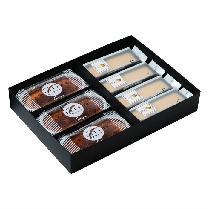 ■商品内容：カタラーナ70g×3、レモンチーズケーキ45g×4 ■パッケージサイズ： ■賞味期限：冷凍60日 ■アレルギー：卵・乳成分・小麦・大豆 メーカー希望小売価格はメーカーカタログに基づいて掲載しています ■さまざまなギフトアイテムをご用意しております。 内祝　内祝い　お祝い返し　ウェディングギフト　ブライダルギフト　引き出物　引出物　結婚引き出物　結婚引出物　結婚内祝い　出産内祝い 命名内祝い　入園内祝い　入学内祝い　卒園内祝い　卒業内祝い　就職内祝い　新築内祝い　引越し内祝い　快気内祝い　開店内祝い　二次会 披露宴　お祝い　御祝　結婚式　結婚祝い　出産祝い　初節句　七五三　入園祝い　入学祝い　卒園祝い　卒業祝い　成人式　就職祝い　昇進祝い 新築祝い　上棟祝い　引っ越し祝い　引越し祝い　開店祝い　退職祝い　快気祝い　全快祝い　初老祝い　還暦祝い　古稀祝い　喜寿祝い　傘寿祝い 米寿祝い　卒寿祝い　白寿祝い　長寿祝い　金婚式　銀婚式　ダイヤモンド婚式　結婚記念日　ギフト　ギフトセット　セット　詰め合わせ　贈答品　お返し お礼　御礼　ごあいさつ　ご挨拶　御挨拶　プレゼント　お見舞い　お見舞御礼　お餞別　引越し　引越しご挨拶　記念日　誕生日　父の日　母の日　敬老の日 記念品　卒業記念品　定年退職記念品　ゴルフコンペ　コンペ景品　景品　賞品　粗品　お香典返し　香典返し　志　満中陰志　弔事　会葬御礼　法要 法要引き出物　法要引出物　法事　法事引き出物　法事引出物　忌明け　四十九日　七七日忌明け志　一周忌　三回忌　回忌法要　偲び草　粗供養　初盆 供物　お供え　お中元　御中元　お歳暮　御歳暮　お年賀　御年賀　残暑見舞い　年始挨拶　ボーリング大会　景品　レミパン　ゼリー　スターバックス 千疋屋　結婚式　そうめん　ローラアシュレイ　プリン　話題　ディズニー　カタログギフト　ティファール　ビタクラフト　ステンレスタンブラー　リラックマ のし無料　メッセージカード無料　ラッピング無料 ギフトにぴったりのアイテムをご紹介！ 贈り物に悩んでいる方へ、心温まるギフトアイテムを取り揃えました。高品質な食品、ふわふわのタオル、美しい食器、そしてセンスあふれる雑貨まで、幅広いラインナップであなたの大切な人への思いを伝えます。 特徴 高品質：厳選された素材と丁寧な製造工程で作られた商品ばかり。どれも長く愛用いただけます。 多用途：どんなシーンでも使える万能アイテムが揃っています。誕生日、結婚祝い、新築祝いなど、さまざまな場面に最適です。 デザイン：シンプルで洗練されたデザインから、カラフルで個性的なものまで、多彩なバリエーションをご用意。 お手頃価格：高品質ながら手ごろな価格で、コストパフォーマンスも抜群。 おすすめの用途とシーン 誕生日プレゼント：大切な人の特別な日を祝うために、実用的かつ心温まるギフトを。食品やタオルは、日常で役立つアイテムとして喜ばれます。 結婚祝い：新しい生活を始めるカップルに、美しい食器やおしゃれな雑貨を。幸せな家庭を築くお手伝いができます。 新築祝い：新しい家に引っ越した友人や家族へ、インテリアにぴったりの雑貨や実用的なタオルを。快適な生活をサポートします。 お返しギフト：感謝の気持ちを込めて、おしゃれで実用的なアイテムを。食品はもちろん、使い心地の良いタオルや美しい食器も喜ばれます。 季節の贈り物：お中元やお歳暮、季節の挨拶として、季節に合ったギフトを。夏には涼しげな雑貨、冬には温かみのあるタオルや食品が最適です。 贈る相手に合わせたおすすめ グルメな方へ：美味しい食品を贈れば、食卓が一層華やかに。特別な時間を演出します。 家庭的な方へ：ふわふわのタオルや使いやすい食器で、日常生活に彩りを。 オシャレな方へ：センスあふれる雑貨で、インテリアを一層魅力的に。 まとめ あなたの気持ちを込めたギフト選びをお手伝いします。どれも心を込めて選んだアイテムばかりです。大切な人への贈り物として、自信を持っておすすめします。 商品概要 [分類] 以下のような商品をお探しの方にオススメです。スイーツ スィーツ スウィーツ Sweets ケーキ お菓子 洋菓子 デザート おやつ 小腹対策 食品 食べ物 / チョコレートケーキ チョコレート ガトーショコラ チーズケーキ 生菓子 生ケーキ ベイクドチーズケーキ [評価・マスコミ] ランキング1位のおすすめ(お勧め オススメ) インスタ映え SNS 評判 今話題の人気商品 [サービス] 以下のサービスをご利用いだだけます。不可の場合あり。お取り寄せ 全国配送 全国発送 オーダー 注文 デリバリー 取寄せ 宅配 ネット通販 持ち運び可 / 送料無料 送料込み 無料ギフト対応 日持ち長い 長期保存 賞味期限が長い 名入れ 当日発送 お急ぎ便 即日配送 即日発送 翌日配送 翌日発送 前日に買う あす楽 明日楽 即納 翌日 あす着 明日届く 配送日指定可 冷凍保存可 冷凍保管 冷凍便 ギフトラッピング ギフト対応 予約 メッセージ付き 有料メッセージカード 有料お誕生日カード ホワイトデー当日お届け可能 [パッケージ] 　 以下のような包装でお届けします。詰め合わせ セット アソート 化粧箱入り ラッピング不要 個包装 小分け 手提げ袋（有償） 2重梱包 [デザイン] 以下のようなイメージをお求めの方におすすめです。お洒落 可愛い ゴージャス 高級感 プレミアム サプライズ感 美しい インパクト 面白い 珍しい 希少 驚き シンプル 上品 スタイリッシュ エレガント モダン [ご用途] 工夫次第で様々な用途でご利用いただけます。贈り物 プレゼント ギフト プチギフト 贈答品 お祝い 御祝い 退職祝い 内祝い 出産祝い 出産内祝い 入学祝い 卒業祝い ご褒美 手土産 お土産 お使い物 お返し お礼 ご挨拶 ご進物 お配り 配る ばらまき バレンタインデー バレンタインデイ ヴァレンタイン 友チョコ 義理チョコ 本命チョコ 逆チョコ バレンタインチョコ ホワイトデー ホワイトデイ ホワイトデーのお返し 七五三 ひな祭り こどもの日 ハロウィン クリスマス お中元 お年賀 ウインターギフト 御中元 御歳暮 サマーギフト 残暑見舞い お歳暮 母の日 父の日 敬老の日 敬老会記念品 敬老会 結婚祝い 結婚内祝い 結婚記念日 結婚式二次会 二次会のプチギフト 結婚披露宴の引き出物 引き菓子 ウエディングパーティー 成人祝い 長寿祝い 還暦祝い 古希祝い 古稀祝い 喜寿祝い 傘寿祝い 米寿祝い 卒寿祝い 白寿祝い 紀寿祝い 百寿祝い 成人式 セレモニー イベント 内祝い 快気祝い 快気内祝い 出産内祝い 出産祝い 記念日 お返し ご進物 御使い物 お礼 ご挨拶 御礼 ご祝儀 祝儀の品 お使い物 ノベルティー 粗品 景品 長寿 法事 法要 仏事 年忌法事 志 粗供養 供養返し 香典返し 満中陰志 御供え お供え 御供物 弔事 七五三 ひな祭り 入学祝い 卒業祝い 卒園祝い 退職祝い 入社祝い 成人式 成人式のお祝い 朝食 食事代わり ティータイム ブレイクタイム ホームパーティー クリスマスケーキ 誕生日プレゼント 誕生祝い バースデーケーキ 学校 会社 職場 法人 取引先 部活 イベント サークル 介護施設 [おすすめの方] 以下のような様々なお客様にお喜びいただいております。10代 20代 30代 40代 50代 60代 70代 80代 90代 100歳以上 お母さん お父さん ママ パパ 兄弟姉妹 彼氏 彼女 恋人 義理の母 叔父さん 親戚の お嬢さん 大家族 家族 赤ちゃん 祖父 祖母 叔父 叔母 孫 おじいちゃん おばあちゃん じいじ ばあば 夫 旦那 妻 奥様 お嫁さん 奥さん 親 両親 娘 同僚 友達 仲間 友人 親友 上司 部下 先輩 後輩 お世話になった方 恩師 先生 大人数 女友達 法人 女性 男性 大人 子ども 子供用 小学生 中学生 高校生 男の子 女の子 辛党 甘党 甘いものが苦手 高齢者 お年寄り [その他おすすめ] 以下のような商品に興味のある方にもオススメです。大量 大量購入 財布に優しい 大人数 業務用 大量スイーツ お試し コスパ良い /ギフト 早割 お中元 お歳暮 御見舞 お見舞い お取り寄せ グルメスイーツお中元 御中元 贈り物カタラーナ70g×3、レモンチーズケーキ45g×4
