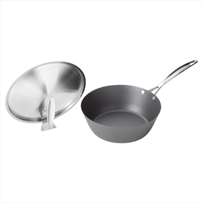 涅 IH対応窒化鉄いため鍋24cm（蓋付） MB-2581 内祝 内祝い お祝 御祝 記念品 出産内祝い プレゼント 快気祝い 粗供養 引出物