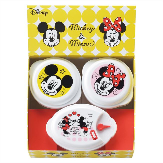 ミッキー&ミニー ポップトーン 電子レンジ容器3PC MM-107 内祝 内祝い お祝 御祝 記念品 出産内祝い プレゼント 快気祝い 粗供養 引出物