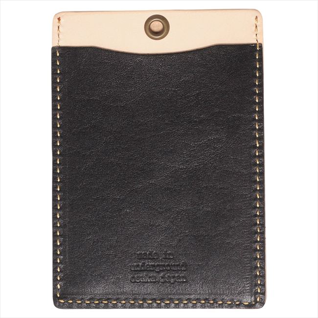 made in underground osaka.japan オイルヌメ革パスケース ブラック OJ-0354 内祝 内祝い お祝 御祝 記念品 出産内祝い プレゼント 快気祝い 粗供養 引出物