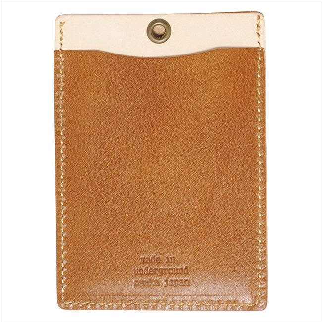made in underground osaka.japan オイルヌメ革パスケース キャメル OJ-0354 内祝 内祝い お祝 御祝 記念品 出産内祝い プレゼント 快気祝い 粗供養 引出物