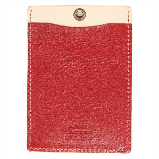 made in underground osaka.japan オイルヌメ革パスケース レッド OJ-0354 内祝 内祝い お祝 御祝 記念品 出産内祝い プレゼント 快気祝い 粗供養 引出物