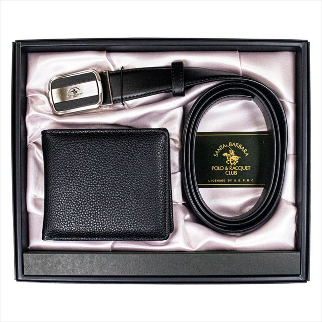 サンタ・バーバラ ポロ&ラケット クラブ ベルト&折財布 SB-9802 内祝 内祝い お祝 御祝 記念品 出産内祝い プレゼント 快気祝い 粗供養 引出物