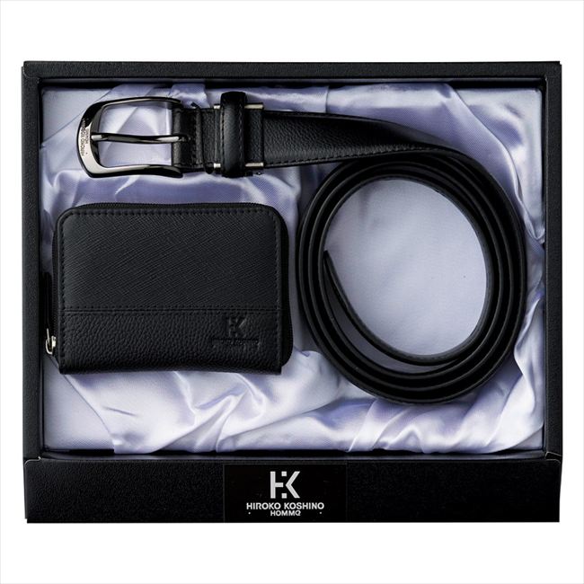 ヒロココシノ・オム ベルト&小銭入セット HKHSE-3 内祝 内祝い お祝 御祝 記念品 出産内祝い プレゼント 快気祝い 粗供養 引出物